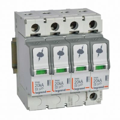 Ogranicznik przepięć 4P T2 20kA 412223 LEGRAND (412223)