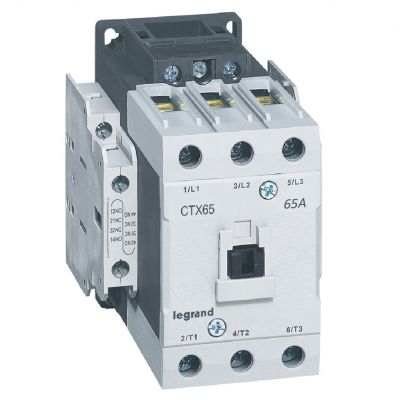 Stycznik Przemysłowy CTX3 65 3P 65A 2Z 2R 24V DC Zaciski Klatkowe 416171 LEGRAND (416171)