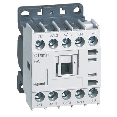 Stycznik Mocy 6A 3P 110V AC 1Z 0R CTX3 Mini 417004 LEGRAND (417004)
