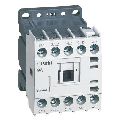 Stycznik Mocy 9A 3P 24V DC 0Z 1R CTX3 Mini 417031 LEGRAND (417031)