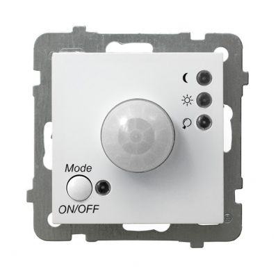 AS Elektroniczny czujnik ruchu kolor biały ŁP-16G/m/00 OSPEL (ŁP-16G/m/00)
