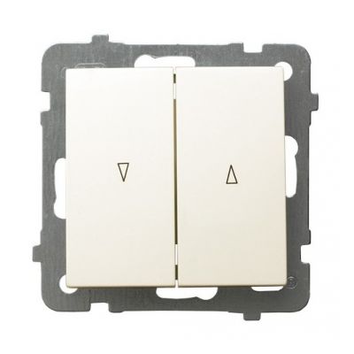 AS Łącznik żaluzjowy z blokadą mechaniczną kolor ecru ŁP-7GB/m/27 OSPEL (ŁP-7GB/m/27)