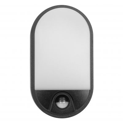 NEFRYT LED 15W, oprawa ogrodowa z czujnikiem ruchu, 1100lm, IP54, 4000K, czarna AD-OP-6147BLPMR4 ORNO (AD-OP-6147BLPMR4)