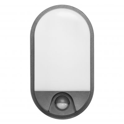 NEFRYT LED 15W, oprawa ogrodowa z czujnikiem ruchu, 1100lm, IP54, 4000K, szara AD-OP-6147GLPMR4 ORNO (AD-OP-6147GLPMR4)