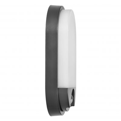 NEFRYT LED 15W, oprawa ogrodowa z czujnikiem ruchu, 1100lm, IP54, 4000K, szara AD-OP-6147GLPMR4 ORNO (AD-OP-6147GLPMR4)