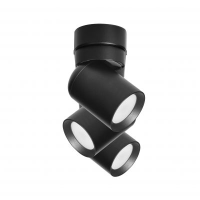 Oprawa ścienno-sufitowa MALTA SP 3 GU10 max. 3x12W IP20 czarna ADVITI ORNO (AD-OP-6482BGU10)
