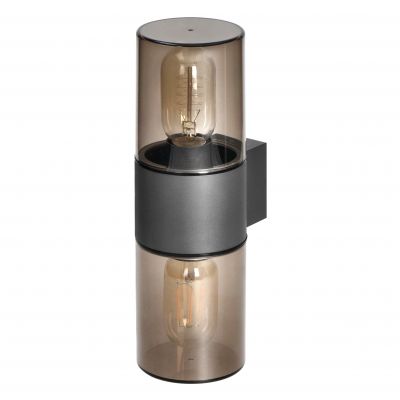 SALVIA oprawa ogrodowa hermetyczna 2xE27 max. 2x15W IP54 szara AD-OP-6574GE27PP ORNO (AD-OP-6574GE27PP)