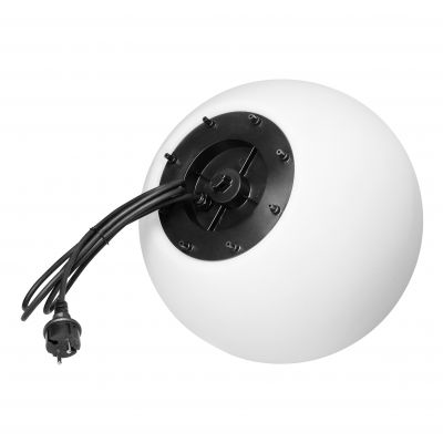 Lampa kula ogrodowa 38cm biała E27 wbijana zewnętrzna IP65 ORNO (AD-OP-6587WE27ZM)