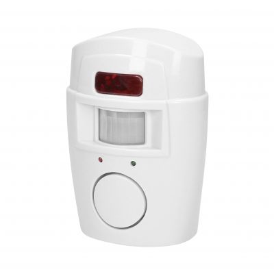 Mini alarm bezprzewodowy z wbudowaną syreną sterowany pilotem 6m bateryjny AS-1 ORNO (AS-1)