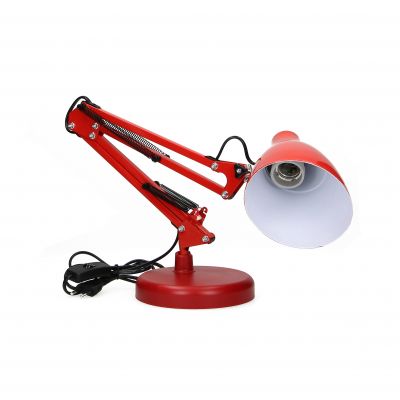 DIAN lampa biurkowa. 60W stalowa, czerwona DL-1/R ORNO (DL-1/R)
