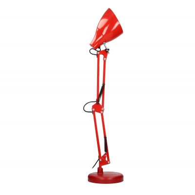 DIAN lampa biurkowa. 60W stalowa, czerwona DL-1/R ORNO (DL-1/R)