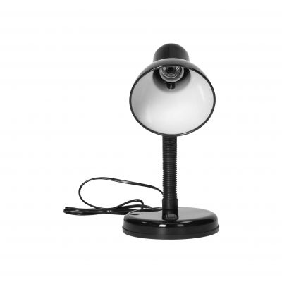 FUPI, lampa biurkowa, 40W, E27, stal + tworzywo, czarna DL-4/B ORNO (DL-4/B)