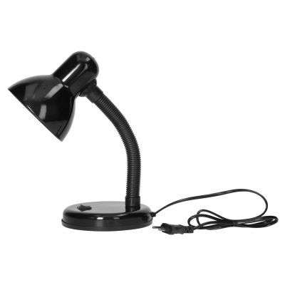 FUPI, lampa biurkowa, 40W, E27, stal + tworzywo, czarna DL-4/B ORNO (DL-4/B)