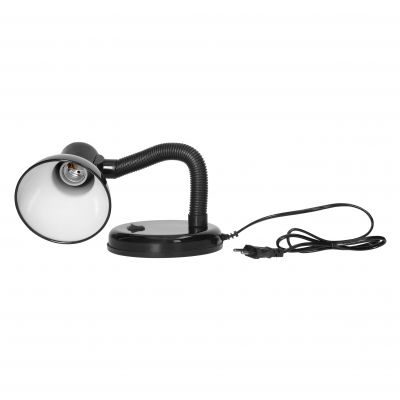 FUPI, lampa biurkowa, 40W, E27, stal + tworzywo, czarna DL-4/B ORNO (DL-4/B)