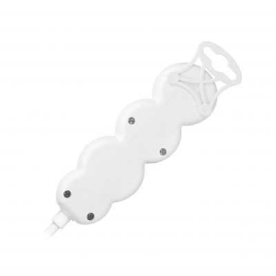 Przedłużacz potrójny listwa zasilająca 3 gniazda kabel 1,4m biały 2300W ORNO (ES-8/W/1,4)