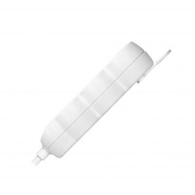 Przedłużacz potrójny listwa zasilająca 3 gniazda kabel 1,4m biały 2300W ORNO (ES-8/W/1,4)