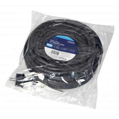 Przedłużacz warsztatowy bryzgoszczelny IP44 1x2P+Z 20m,kabel gumowy olejoodporny H07RN-F 3x1,5mm2, ORNO (OR-AE-13290/20M)
