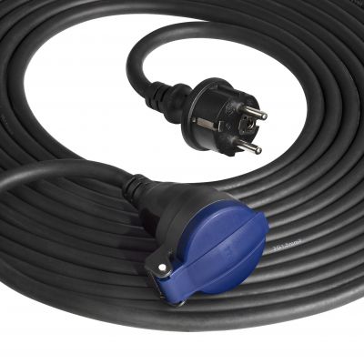 Przedłużacz warsztatowy bryzgoszczelny IP44 1x2P+Z 30m,kabel gumowy olejoodporny H07RN-F 3x1,5mm2, ORNO (OR-AE-13290/30M)