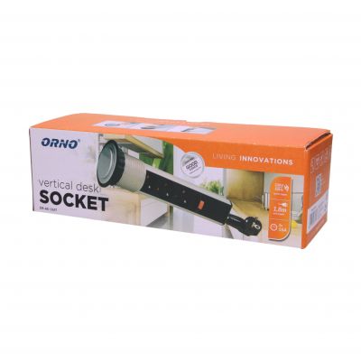 Gniazdo meblowe max 3680 W 1,8m OR-AE-1347 ORNO (OR-AE-1347)