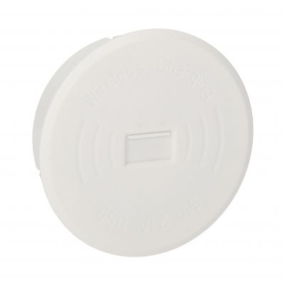 Bezprzewodowa ładowarka indukcyjna z dodatkowym portem USB, biała OR-AE-1367/W ORNO (OR-AE-1367/W)