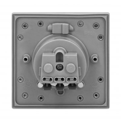 Hermetyczne gniazdo elektryczne, IP55 stal nierdzewna OR-AE-1397 ORNO (OR-AE-1397)