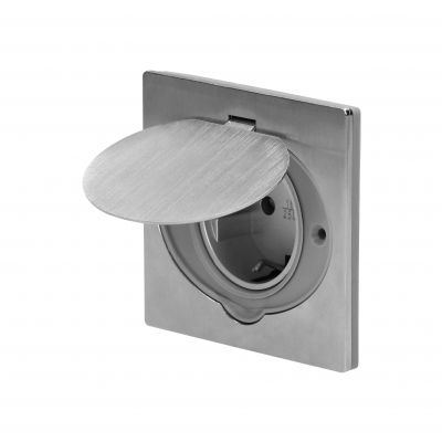 Hermetyczne gniazdo elektryczne, IP44 stal nierdzewna, wersja Schuko OR-AE-1397(GS) ORNO (OR-AE-1397(GS))