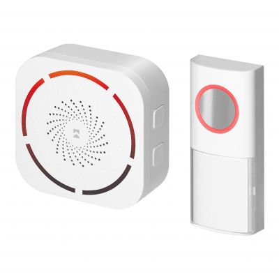 Dzwonek bezprzewodowy do drzwi furtki 230V wodoodporny IP44 150 m ORNO (OR-DB-KD-178/W)