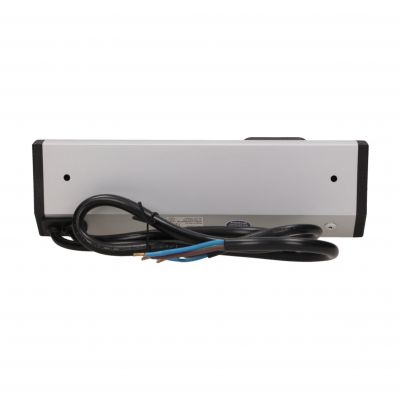 Gniazdo meblowe 2x2P+Z z wyłącznikiem, schuko, czarno-srebrne OR-GM-9002/B-G(GS) ORNO (OR-GM-9002/B-G(GS))