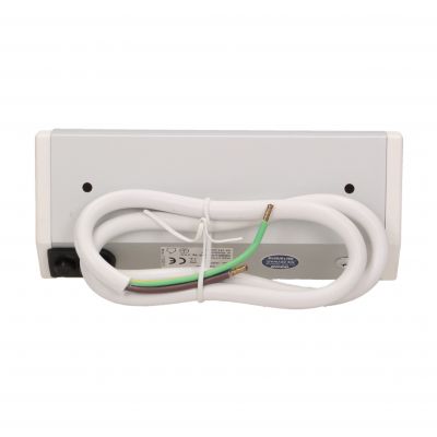 Gniazdo meblowe 2x2P+Z, schuko, biało-srebrne OR-GM-9005/W-G(GS) ORNO (OR-GM-9005/W-G(GS))