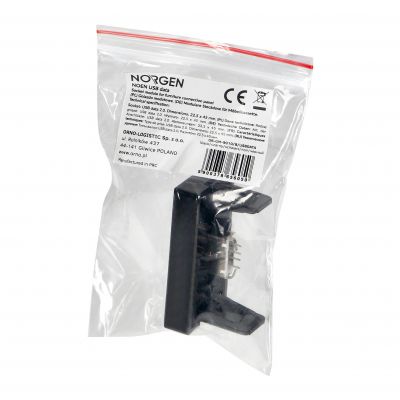 NOEN USB data, gniazdo modułowe 22,5x45mm USB data 2.0, czarne OR-GM-9010/B/USBDATA ORNO (OR-GM-9010/B/USBDATA)