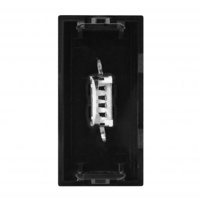 NOEN USB data, gniazdo modułowe 22,5x45mm USB data 2.0, czarne OR-GM-9010/B/USBDATA ORNO (OR-GM-9010/B/USBDATA)