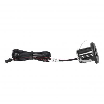Ładowarka 2xUSB (typ A, 3,4A) wpuszczana w blat, czarna OR-GM-9019/B ORNO (OR-GM-9019/B)