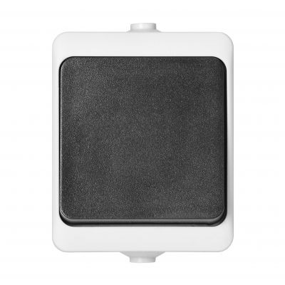 Przycisk dzwonek AQUATIC MINI IP54, 10A, 230V AC, biało-czarny OR-OE-7304/WB ORNO (OR-OE-7304/WB)
