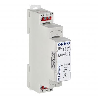 Przekaźnik instalacyjny bistabilny 230 VAC , 16A OR-PI-456/230AC ORNO (OR-PI-456/230AC)