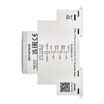 Przekaźnik instalacyjny 3P 8A ,12-230 VUC OR-PI-457/3/UNI ORNO (OR-PI-457/3/UNI)