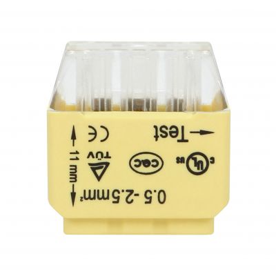 Złączka instalacyjna wciskana 6-przewodowa; Dwurzędowa; Na drut 0,75-2,5mm2; IEC 300V/24A 50 szt. OR-SZ-8004/6/50 ORNO (OR-SZ-8004/6/50)