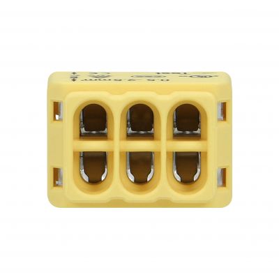Złączka instalacyjna wciskana 6-przewodowa; Dwurzędowa; Na drut 0,75-2,5mm2; IEC 300V/24A 50 szt. OR-SZ-8004/6/50 ORNO (OR-SZ-8004/6/50)