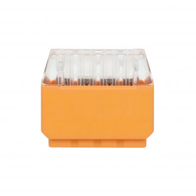 Złączka instalacyjna wciskana 8-przewodowa; Dwurzędowa; Na drut 0,75-2,5mm2; IEC 300V/24A 50 szt. OR-SZ-8004/8/50 ORNO (OR-SZ-8004/8/50)