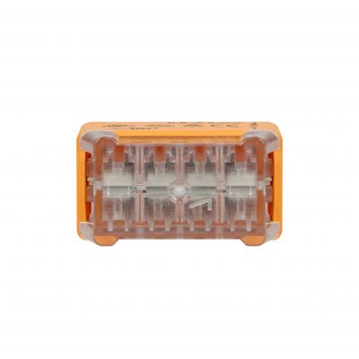 Złączka instalacyjna wciskana 8-przewodowa; Dwurzędowa; Na drut 0,75-2,5mm2; IEC 300V/24A 50 szt. OR-SZ-8004/8/50 ORNO (OR-SZ-8004/8/50)