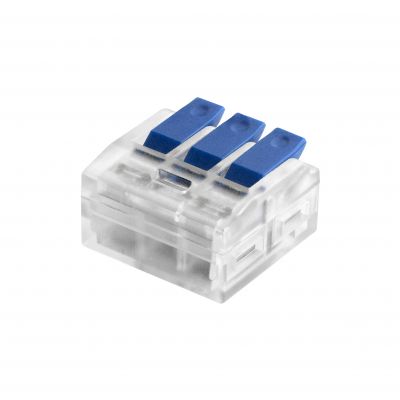 Złączka instalacyjna zaciskowa 3-przewodowa; na dowolny przewód 0,2-4mm2; IEC 450V/32A 100 szt. OR-SZ-8017/3/100 ORNO (OR-SZ-8017/3/100)