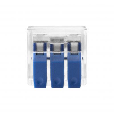 Złączka instalacyjna zaciskowa 3-przewodowa; na dowolny przewód 0,2-4mm2; IEC 450V/32A 100 szt. OR-SZ-8017/3/100 ORNO (OR-SZ-8017/3/100)