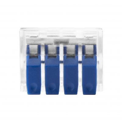 Złączka instalacyjna zaciskowa 4-przewodowa; na dowolny przewód 0,2-4mm2; IEC 450V/32A; 10 szt. OR-SZ-8017/4/10 ORNO (OR-SZ-8017/4/10)