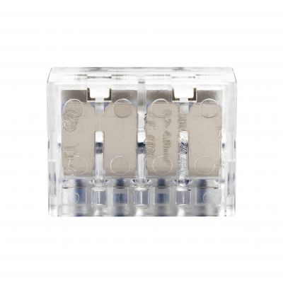 Złączka instalacyjna zaciskowa 4-przewodowa; na dowolny przewód 0,2-4mm2; IEC 450V/32A; 10 szt. OR-SZ-8017/4/10 ORNO (OR-SZ-8017/4/10)