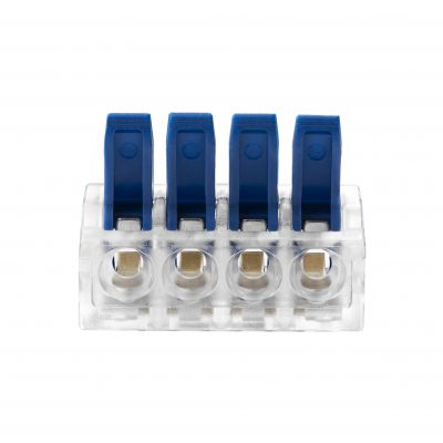 Złączka instalacyjna zaciskowa 4-przewodowa; na dowolny przewód 0,2-4mm2; IEC 450V/32A; 10 szt. OR-SZ-8017/4/10 ORNO (OR-SZ-8017/4/10)