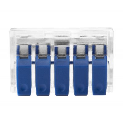 Złączka instalacyjna zaciskowa 5-przewodowa; na dowolny przewód 0,2-4mm2; IEC 450V/32A 50 szt. OR-SZ-8017/5/50 ORNO (OR-SZ-8017/5/50)