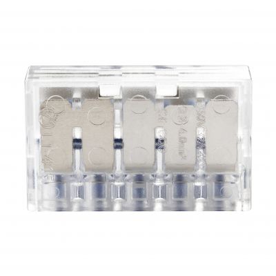 Złączka instalacyjna zaciskowa 5-przewodowa; na dowolny przewód 0,2-4mm2; IEC 450V/32A 50 szt. OR-SZ-8017/5/50 ORNO (OR-SZ-8017/5/50)