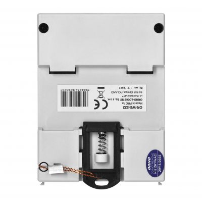 1-fazowy wskaźnik zużycia energii elektrycznej, 80A, 5 modułÓW, DIN TH-35mm OR-WE-522 ORNO (OR-WE-522)