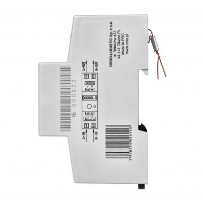 1-fazowy wskaźnik zużycia energii elektrycznej, 80A, MID, dodatkowy wskaźnik, wyjście impulsowe, prz OR-WE-523 ORNO (OR-WE-523)
