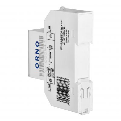1-fazowy licznik energii elektrycznej, dwukierunkowy, wielotaryfowy, 100A, port RS-485, MID, 1 moduł OR-WE-526 ORNO (OR-WE-526)