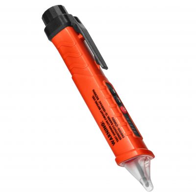 Indukcyjny tester napięcia, 12-1000 V AC/DC, latarka, pomarańczowy VT-3 ORNO (VT-3)